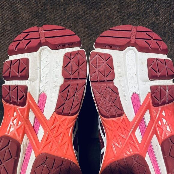 ASICS GEL Kayano 22 Womens Running Shoes Pink Rust Red Size 7 US 38 EUR Medium - Picture 9 of 11
